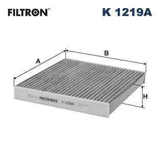 Bilde av FILTRON K 1219A Kupéfilter Karbonfilter 220 250 30 HYUNDAI: Santa Fe 2, I, Grandeur, KIA: Magentis I