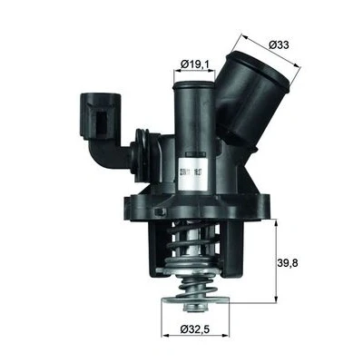 Bilde av MAHLE ORIGINAL TM 17 98 S Termostat med tetning