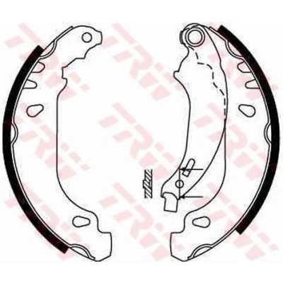 Bilde av TRW GS8642 Bremsesko 180 32 BENDIX PEUGEOT: 206 SW, Hatchback