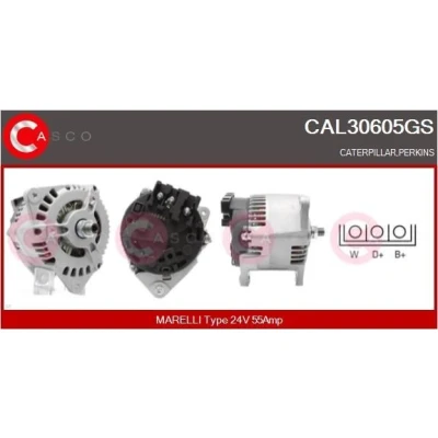 Bilde av CASCO CAL15103AS Dynamo 12V 125A NISSAN: Qashqai / Qashqai+2 I, Primastar Minibuss, Almera II Hatchback, OPEL: Vivaro A Van, Combi