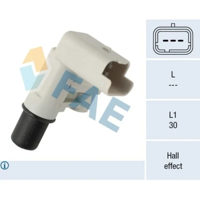 Bilde av Sensor, kamakselposisjon, citroën,fiat,lancia,peugeot, 1920 8W, 1920.8W, 96.291.398.80, 96.305.956.80, 9629139880