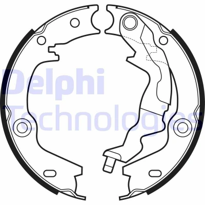 Bilde av DELPHI LS2161 Handbromsbackar