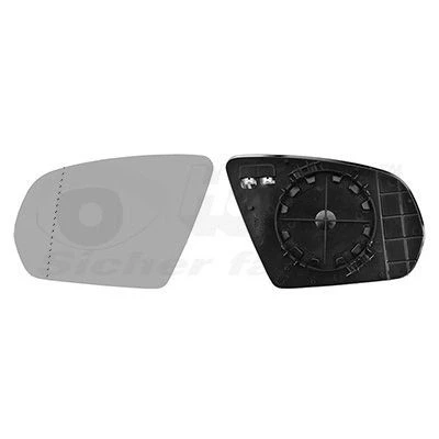 Bilde av VAN WEZEL 2924837 Speilglass venstre MERCEDES BENZ: S Klasse Sedan, GLC SUV, C T modell
