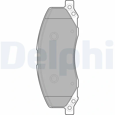 Bilde av DELPHI LP2082 Bremseklosser med akustisk slitasjevarsel antihyle blikk uten tilbehør OPEL: Insignia A Sports Tourer, Hatchback