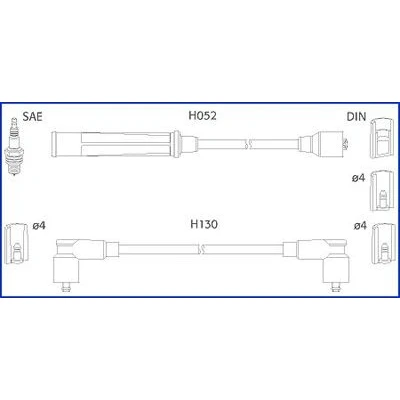 Bilde av HITACHI 134473 Pluggledninger