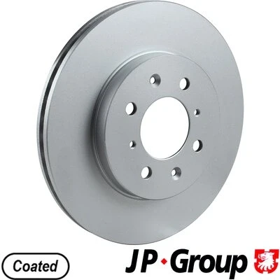 Bilde av JP GROUP 3463101500 Bremseskiver framaksel 258 21 4 ventilert belagt HONDA: Jazz 2, 3