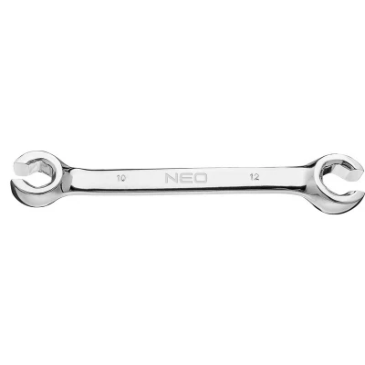 Bilde av NEO TOOLS 09 145 Bremseleding nøkkel 10x12 matt forkrommet Krom vanadium stål