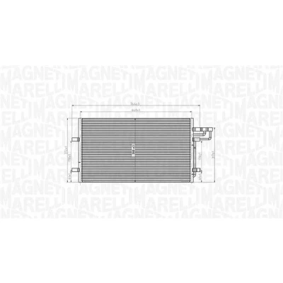 Bilde av MAGNETI MARELLI 350203915000 Kondensator 648x368x16 368 648 16 FORD: Focus 2