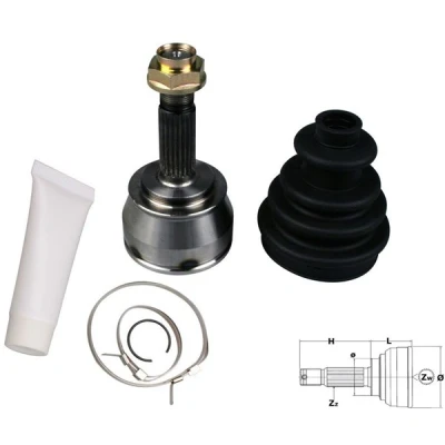 Bilde av Leddsett, drivaksel, Framaksel, Hjulside, fiat doblo minibus, minivan, skåp/stor limousine, 46307572, 46307913, 46308205, 7736599