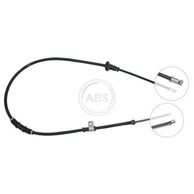 Bilde av A.B.S. K14938 Bremsekabel 1505 Trommelbrems MITSUBISHI: Lancer Stasjonsvogn