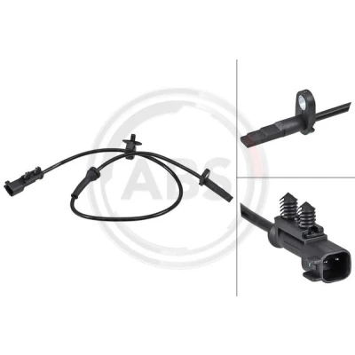 Bilde av A.B.S. 30182 ABS sensor aktiv 665 svart TESLA: Model S
