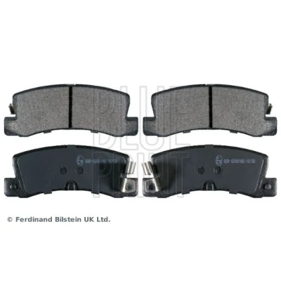 Bilde av BLUE PRINT ADT34293 Bremseklosser bakaksel med akustisk slitasjevarsel TOYOTA: Corolla VIII Liftback, VII Sedan, Sedan