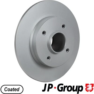 Bilde av JP GROUP 4163200600 Bremseskiver bakaksel 249 9 4 fullt ut belagt uten hjullager PEUGEOT: 207 Hatchback, 307 SW, Hatchback