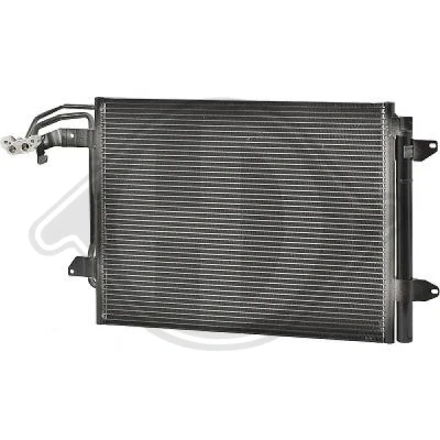 Bilde av DIEDERICHS DCC1856 Kondensator med tetning tørker Climate 15,0 13,9 Aluminium R134a VOLKSWAGEN: Caddy 3