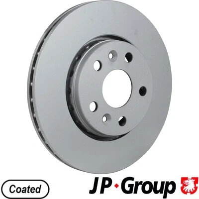 Bilde av JP GROUP 4363101600 Bremseskiver framaksel 280 24 5 ventilert belagt RENAULT: Kangoo II Express, / Grand Kangoo, MERCEDES BENZ: Citan Van