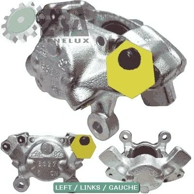 Bilde av ERA Benelux BC52144 Bremsecaliper venstre bakaksel VOLVO: V70 2, I, 850 Sedan