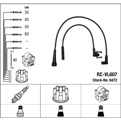 Bilde av NGK 8472 Pluggledninger 5