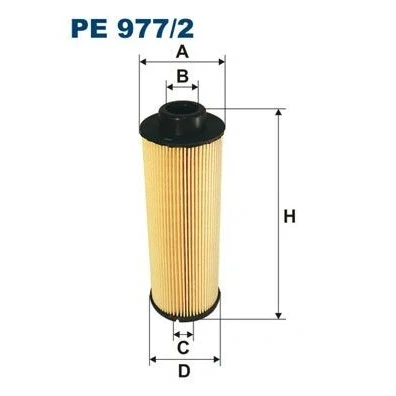 Bilde av FILTRON PE 977/2 Drivstoffilter Filterinnsats