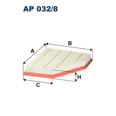Bilde av FILTRON AP 032/8 Luftfilter 41 271,5 Filterinnsats BMW: 1 Hatchback, 3 Touring, Sedan