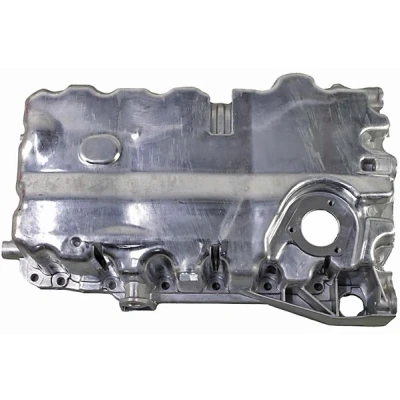 Bilde av METZGER 7990131 Bunnpanne med oljeplugg, uten pakning hull for oljenivåmåler presstøpt aluminium VOLKSWAGEN: Golf 5, Passat B6 Variant