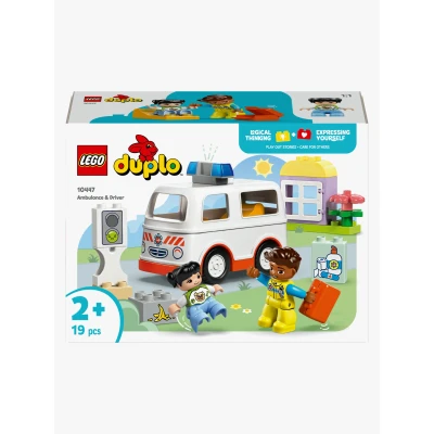 Bilde av LEGO DUPLO Town 10447 Sykebil med sjåfør Byggesett Plast