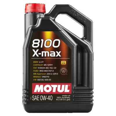 Bilde av Motul 8100 X MAX 0W 40 4l Motorolje 104532 BMW: 5 Sedan, Touring, VOLKSWAGEN: Multivan (7HM, Transporter Bus,