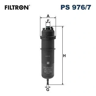 Bilde av FILTRON PS 976/7 Drivstoffilter ledningsfilter 19,5 8 BMW: 5 Touring, Sedan, X3