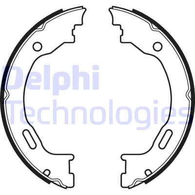 Bilde av DELPHI LS2077 Handbromsbackar CHRYSLER: 300C Touring