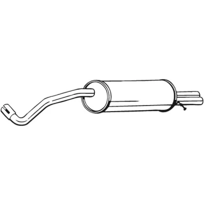 Bilde av sluttlyddemper, seat ibiza iii, 6L6253609G