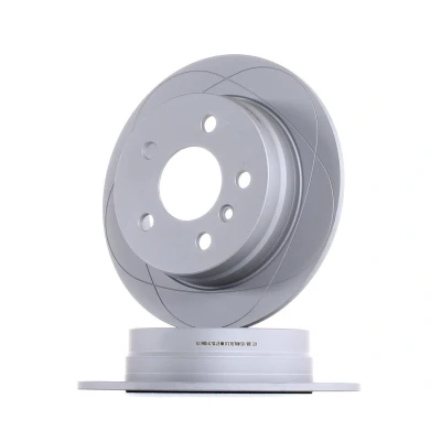 Bilde av ATE PowerDisc 24.0308 0113.1 Bremseskiver 258,0 8,0 5 112,0 fullt ut belagt med skruer MERCEDES BENZ: B Klasse, A Klasse