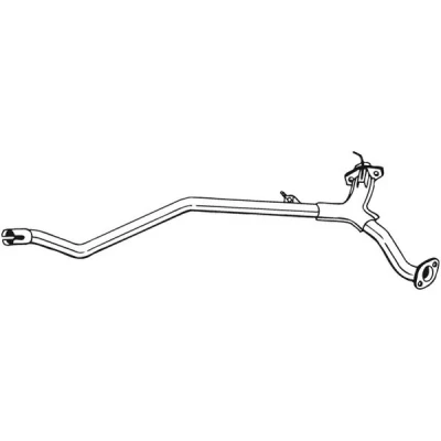 Bilde av Eksosrør, Senter, mazda 6 hatchback, sedan, station wagon, L30240600C, L30240600D