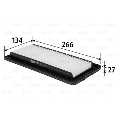 Bilde av VALEO 585173 Luftfilter 27 134 266 Filterinnsats
