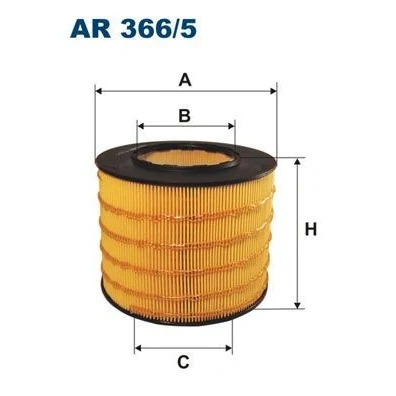 Bilde av FILTRON AR 366/5 Luftfilter 140 175 Filterinnsats SAAB: 9 5 Stasjonsvogn, Sedan