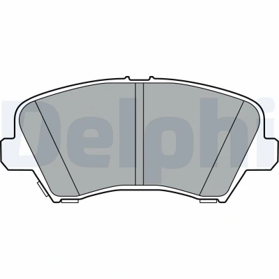 Bilde av DELPHI LP3361 Bremseklosser med akustisk slitasjevarsel antihyle blikk uten tilbehør HYUNDAI: i30 III Hatchback, KIA: Ceed Sportswagon