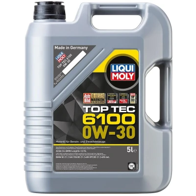 Bilde av Liqui Moly Top Tec 6100 0W 30 5l Motorolje 20779 BMW: 5 Touring, Sedan, X3, TOYOTA: Avensis III Stasjonsvogn, RAV4 SUV, Auris Hatchback