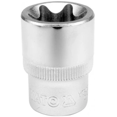 Bilde av YATO YT 05228 Pipenøkkelinnsats torx DIN2124 E24 Krom vanadium stål