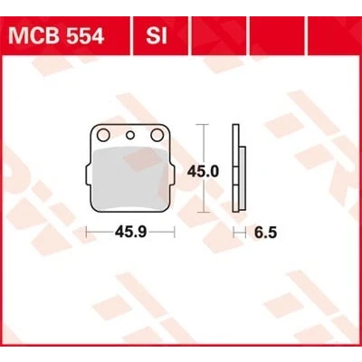 Bilde av TRW Sinter Offroad MCB554SI Bremseklosser