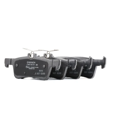 Bilde av BOSCH 0 986 494 811 Bremseklosser Low Metallic med antihyle blikk PEUGEOT: 308 SW 2, II Hatchback, Varebil / Stasjonsvogn