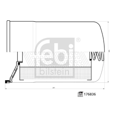 Bilde av FEBI BILSTEIN 176836 Filter, arbeidshydraulikk