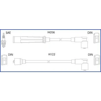 Bilde av HITACHI 134438 Pluggledninger VOLVO: 760 Sedan