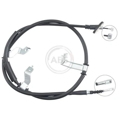 Bilde av A.B.S. K19809 Bremsekabel 1800 Skivebrems for venstreratt