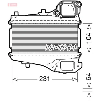 Bilde av Intercooler DENSO DIT40001