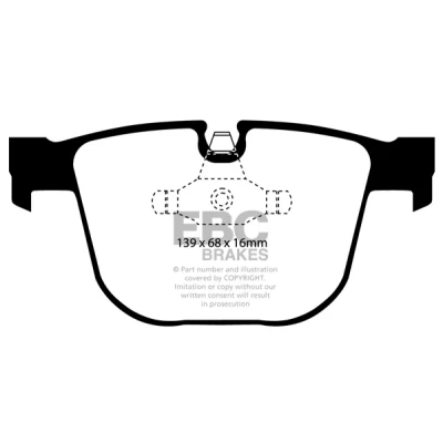 Bilde av Bremseklosser sett EBC Brakes DP41451R