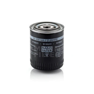 Bilde av MANN FILTER W 930/21 Oljefilter 3/4 16 UNF med en retursperreventil Påskruingsfilter AUDI: A6 C5 Avant, C6 A4 B7 Avant