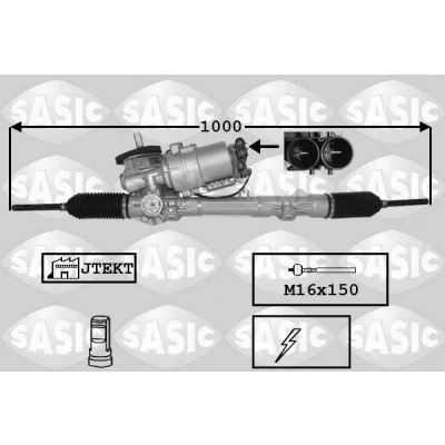 Bilde av SASIC 7170057 Tannstang elektrisk med aksialledd, uten kuleledd