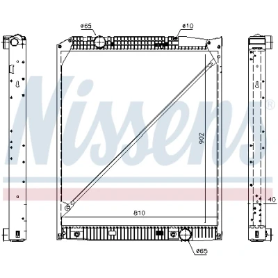 Bilde av Radiator NISSENS 62653A
