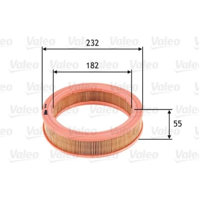 Bilde av VALEO 585632 Luftfilter 55 232 Filterinnsats FIAT: Panda I Hatchback