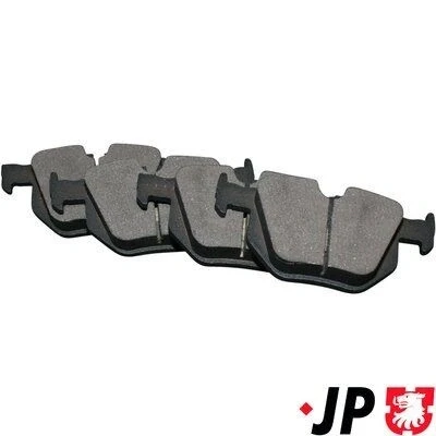 Bilde av JP GROUP 1463700810 Bremseklosser bakaksel klargjort for slitasjeindikator BMW: 5 Touring, Sedan, 6 Coupé