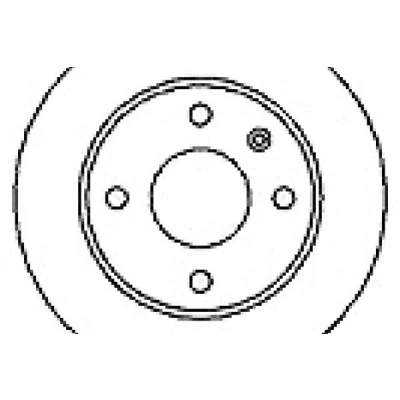 Bilde av MAPCO 15726 Bremseskiver framaksel 239 13 4 108 fullt ut FORD: Sierra Mk1 Hatchback