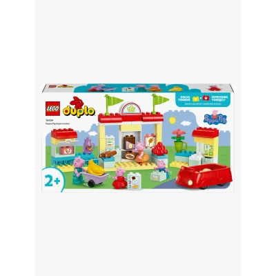 Bilde av LEGO DUPLO Peppa Pig 10434 Gris og matbutikken Byggesett Plast